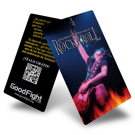 They Sold Their Souls for Rock n Roll-SPANISH Business Card Handout